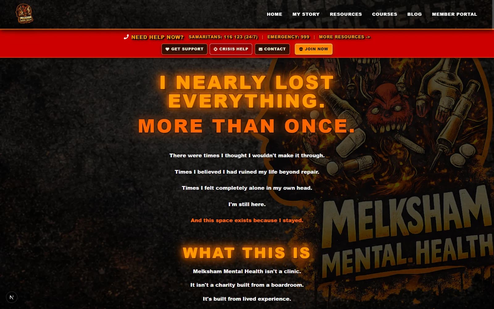 Melksham Mental Health Website home