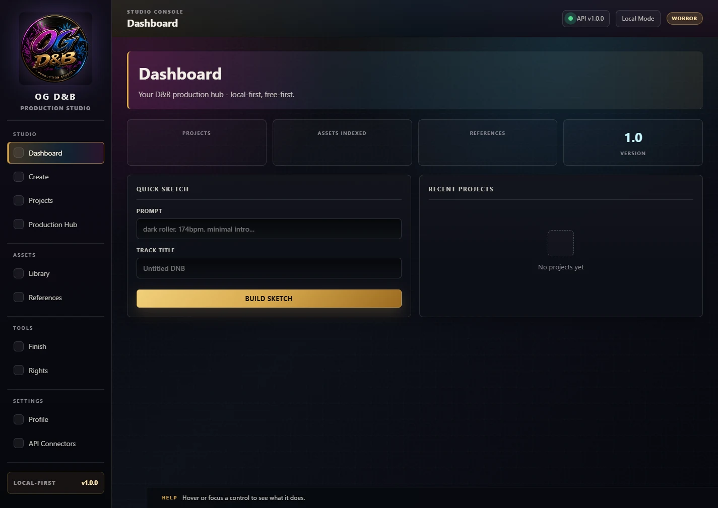 OG D&B Dashboard